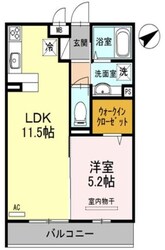 リヴェール２の物件間取画像